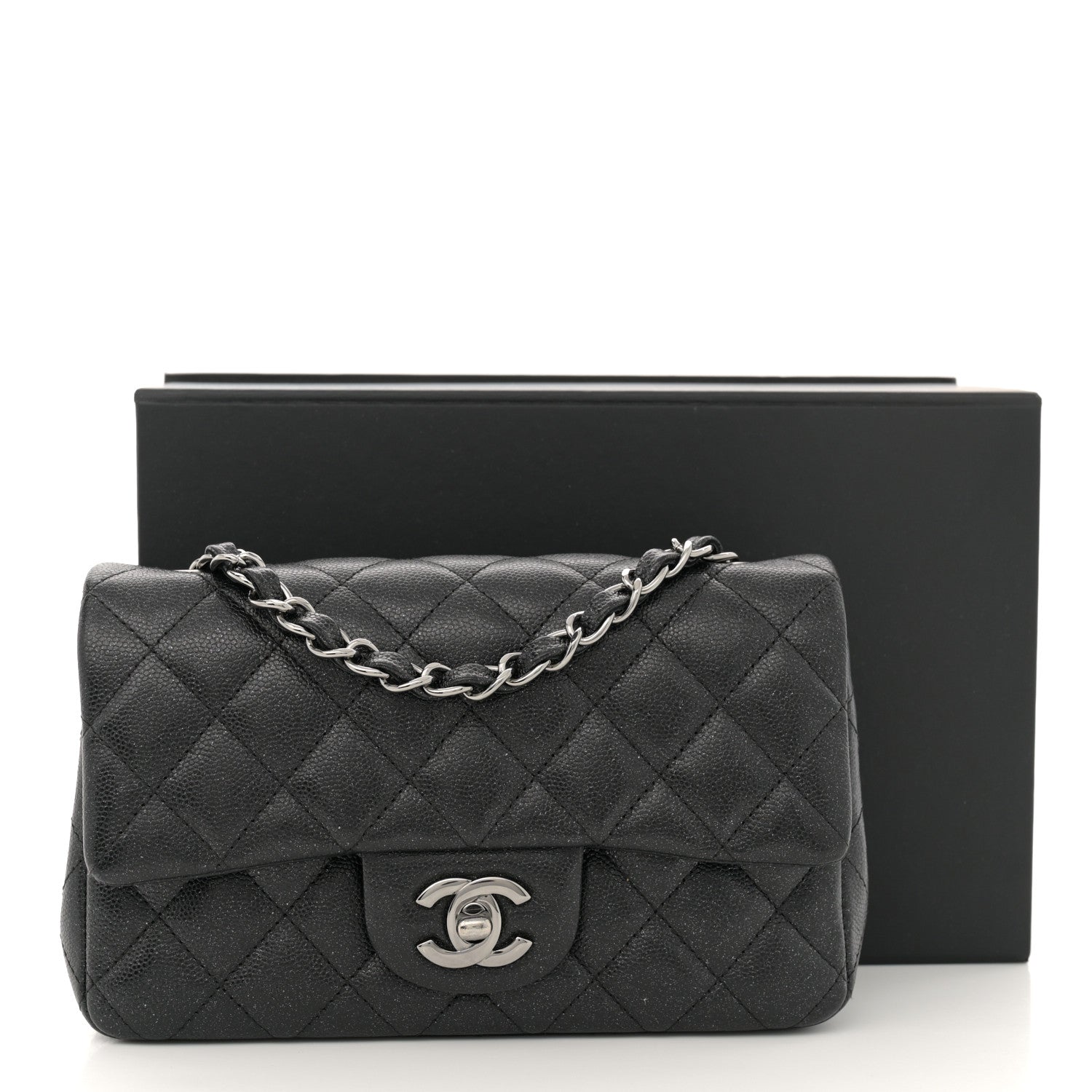 Chanel Caviar Quilted Mini Rectangular Flap Black 11 of 11