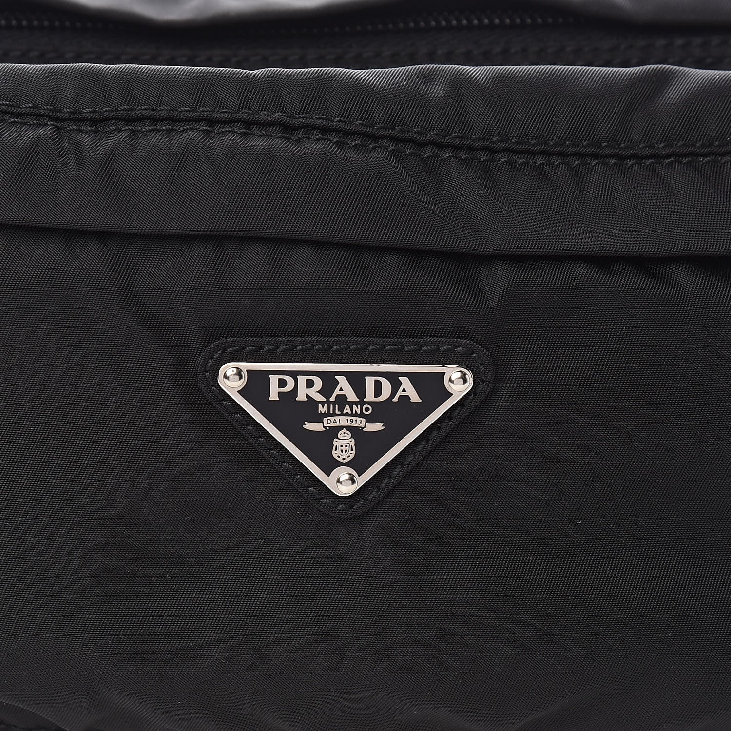 Prada Tessuto Nylon Montagna Belt Bag Black 10 of 10