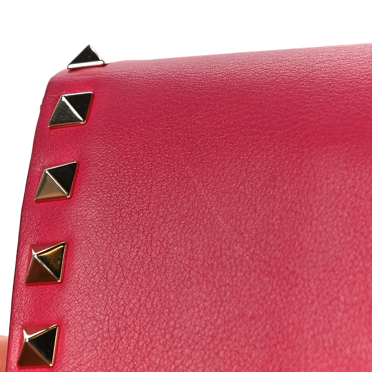 Nappa Rockstud Bangle Clutch Cyclamin