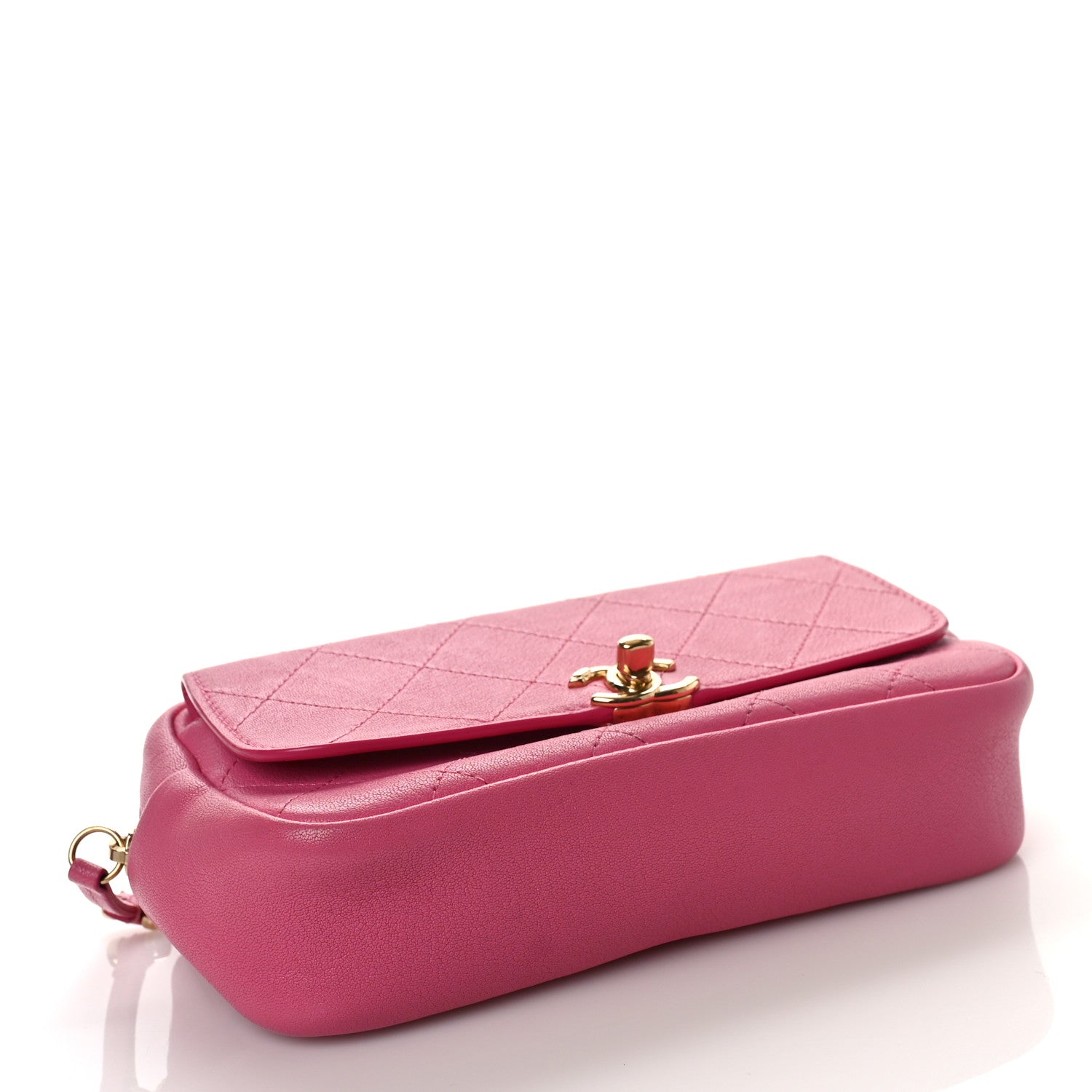 Chanel Goatksin Quilted Casual Trip Waist Bag Pink 4 of 9