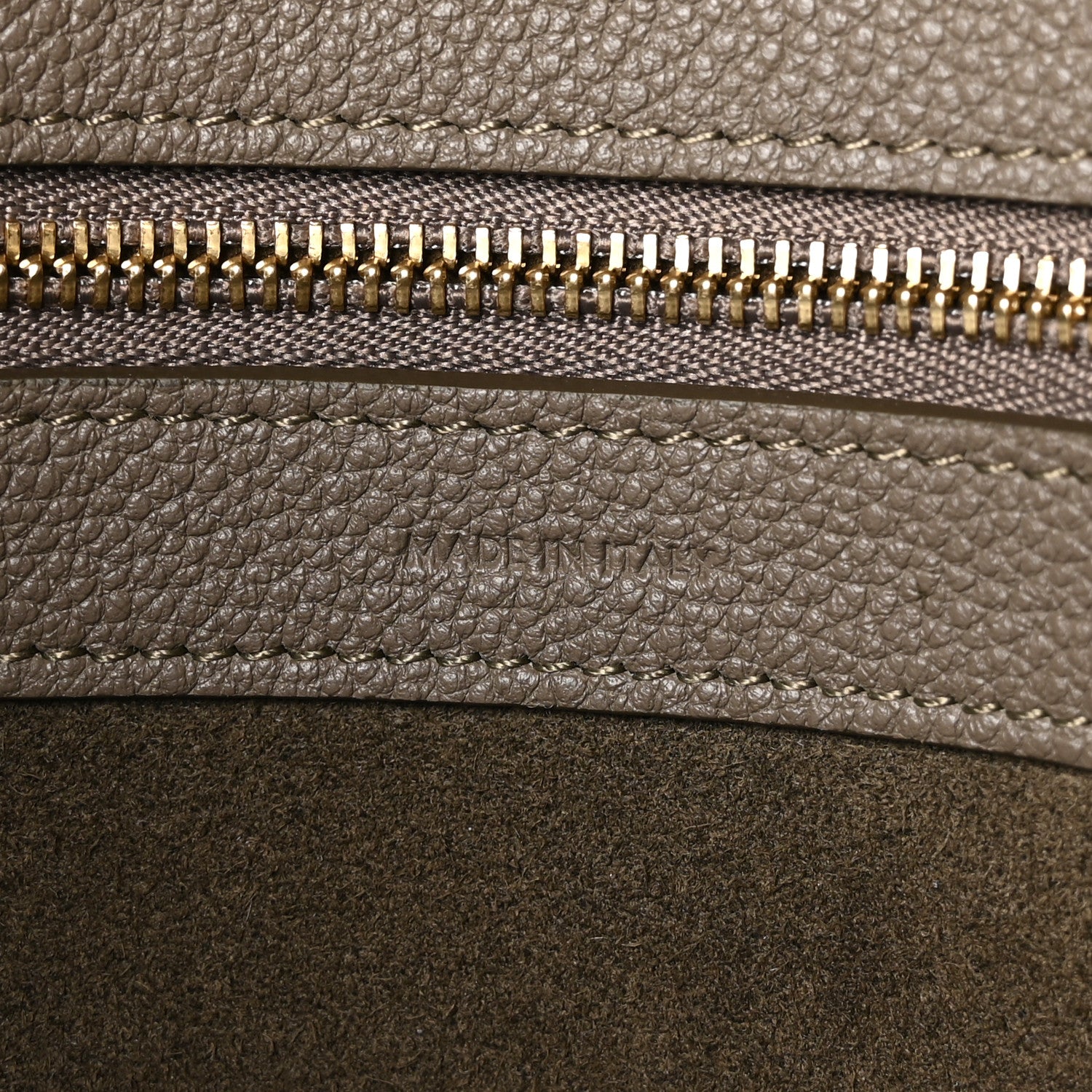 Celine Soft Grained Calfskin Medium Belt Cabas Phantom Taupe 6 of 12