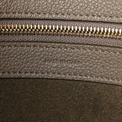 Celine Soft Grained Calfskin Medium Belt Cabas Phantom Taupe 6 of 12