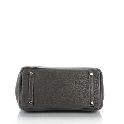 Hermes Taurillon Clemence Birkin 30 Graphite 6 of 25