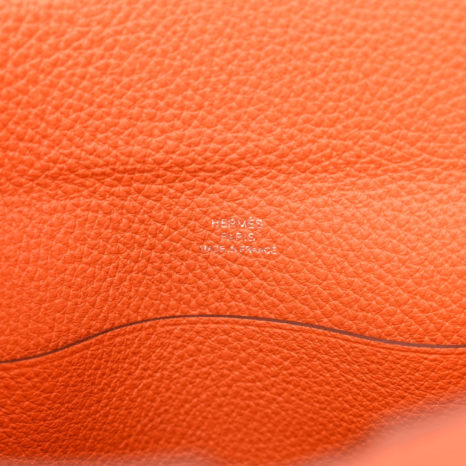 Hermes Togo Videpoches Orange 6 of 10