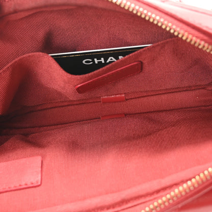Chanel Lambskin Quilted Waist Bag With Pouch Red 5 of 10