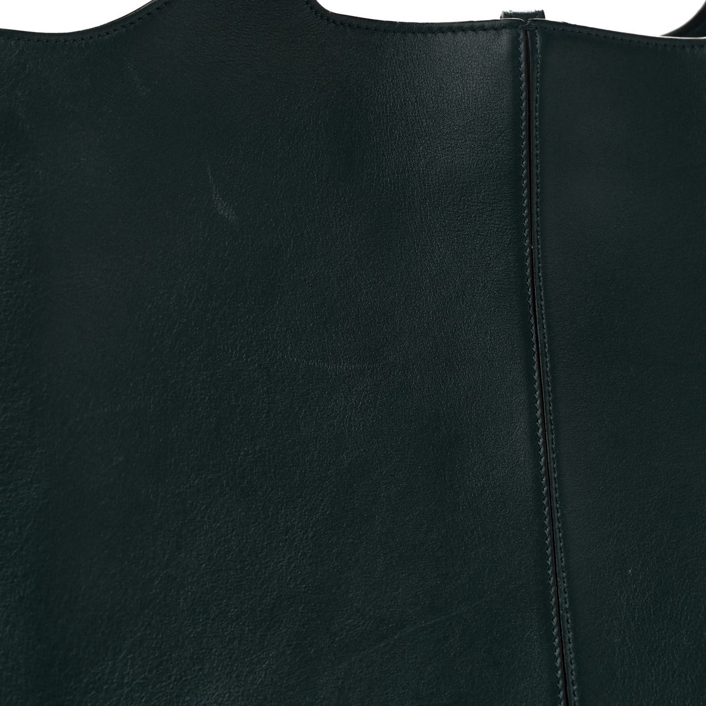 Smooth Calfskin Medium Tri-Fold Bag Bottle Green