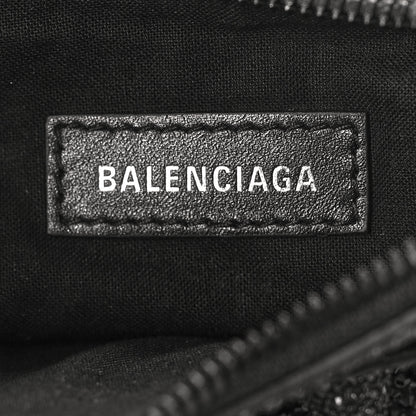 Balenciaga Strass Suede Le Cagole Shoulder Bag XS Black Jet 8 of 13