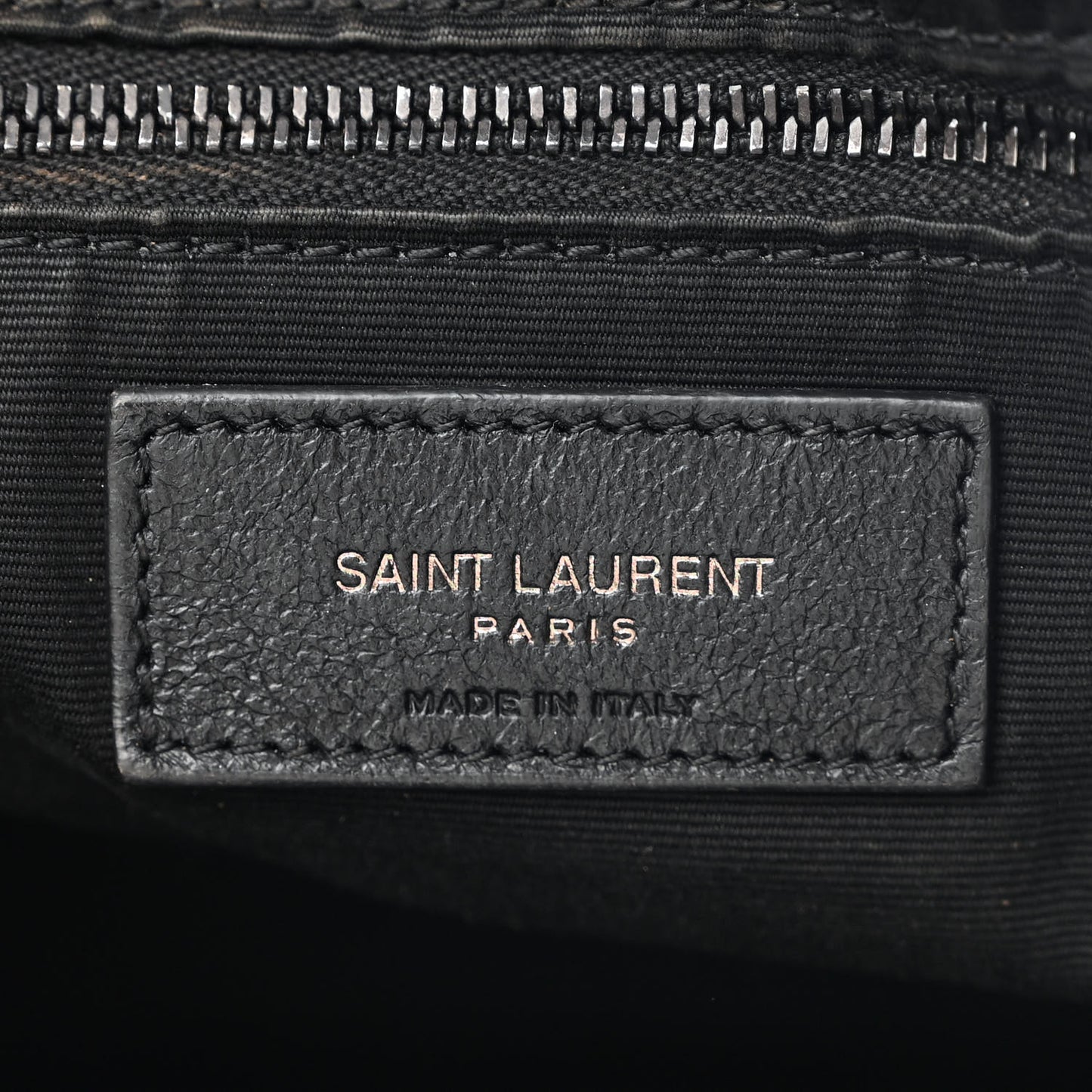 Crinkled Calfskin Matelasse Monogram Medium Niki Shopper Tote Black