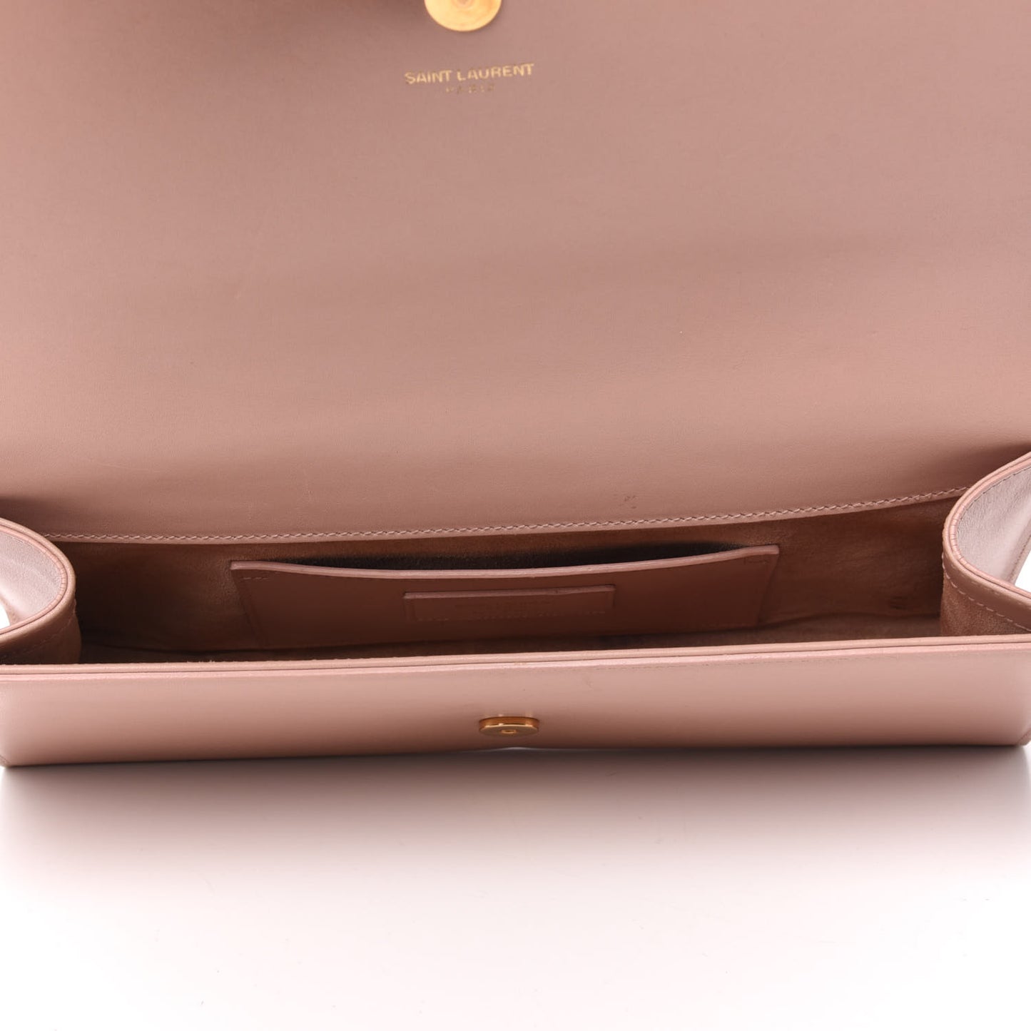 Calfskin Classic Monogram Tassel Clutch Pale Blush