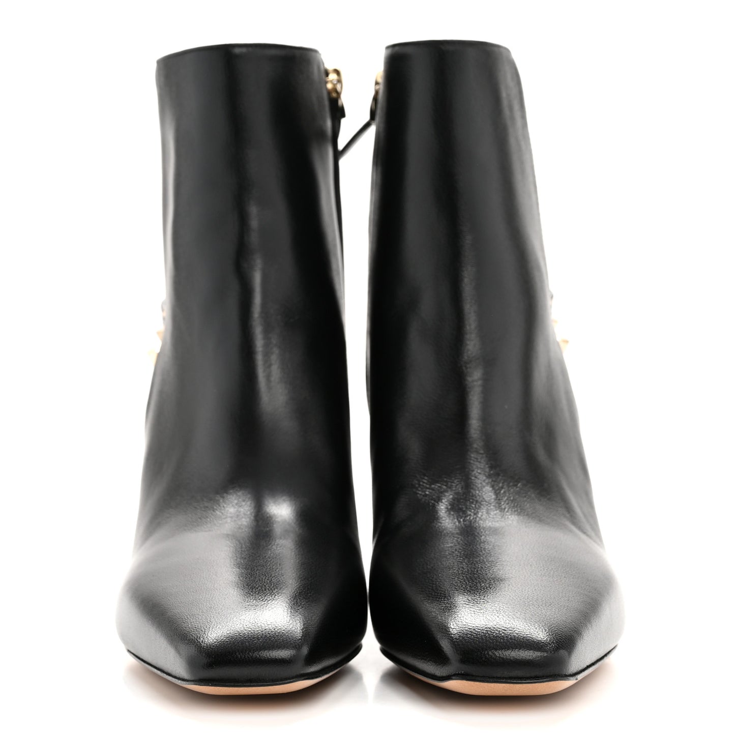 Nappa Rockstud 40mm Ankle Boots 37 Black