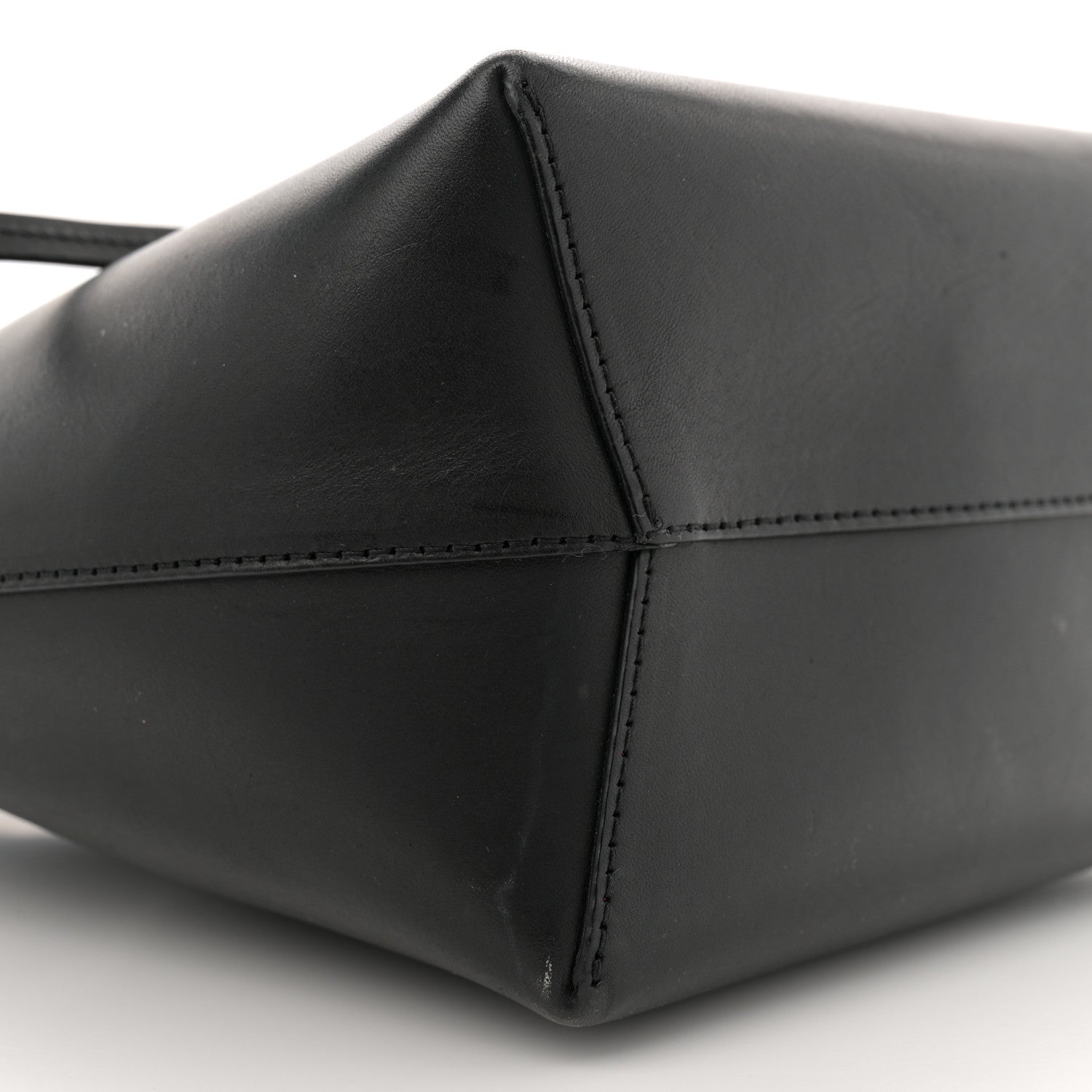 Mansur Gavriel Calfskin Bucket Bag Black Flamma 9 of 15