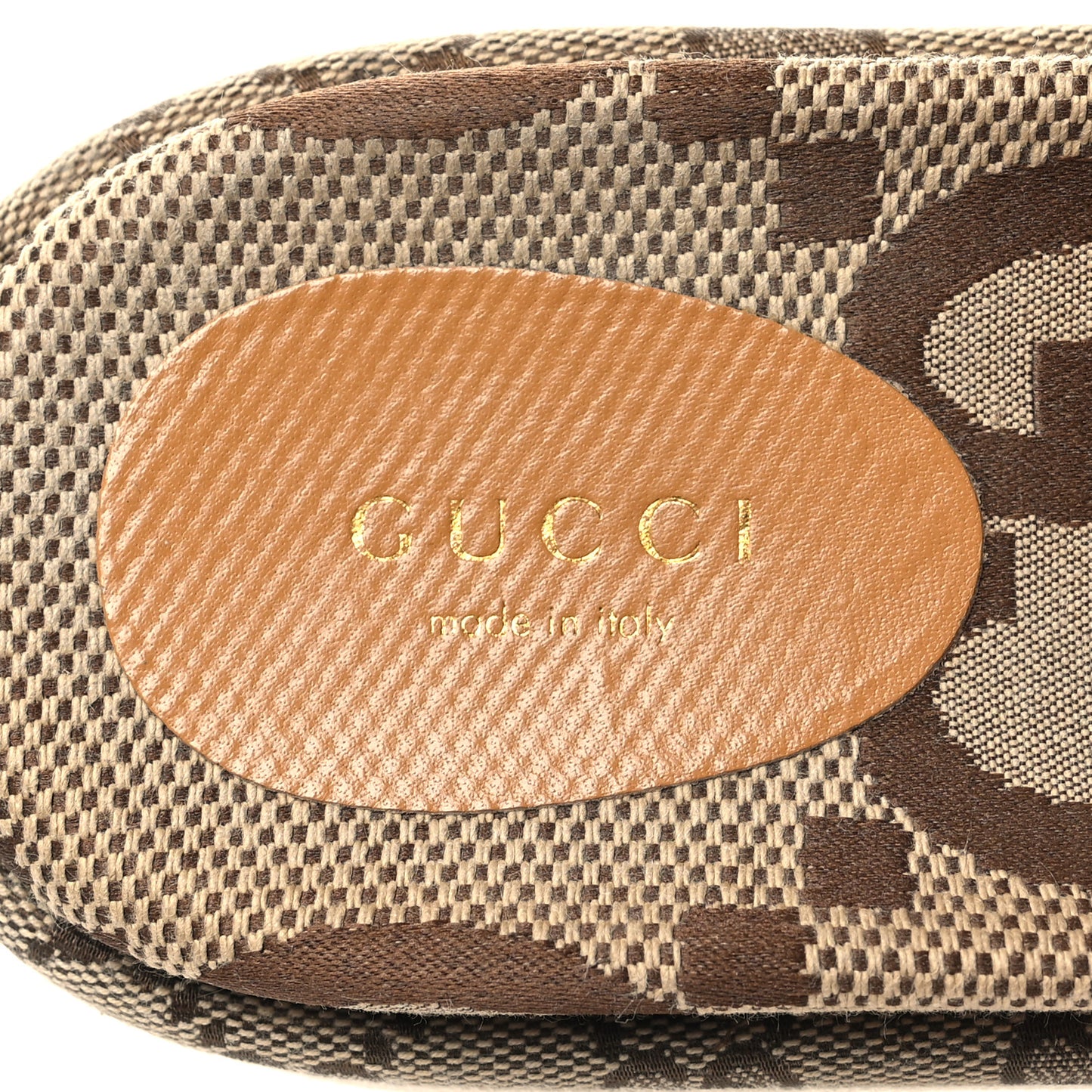 Monogram Jumbo GG Angelina Platform 55mm Slide Sandals 37.5 Beige