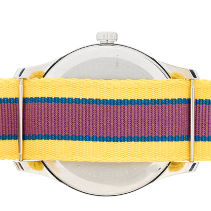 Gucci Stainless Steel Nylon 38mm G-Timeless Web Quartz Watch Yellow 4 of 4