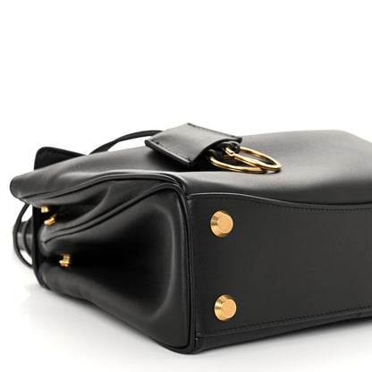 Balenciaga Natural Smooth Calfskin Small Rodeo Top Handle Handbag Black 8 of 10