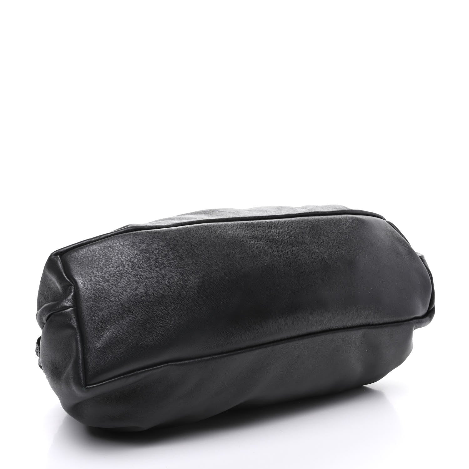 Mansur Gavriel Lambskin Cloud Clutch Black Flamma 4 of 9