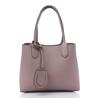 Gucci Textured Calfskin Monogram Small Reversible GG Tote Dark Cipria 3 of 15