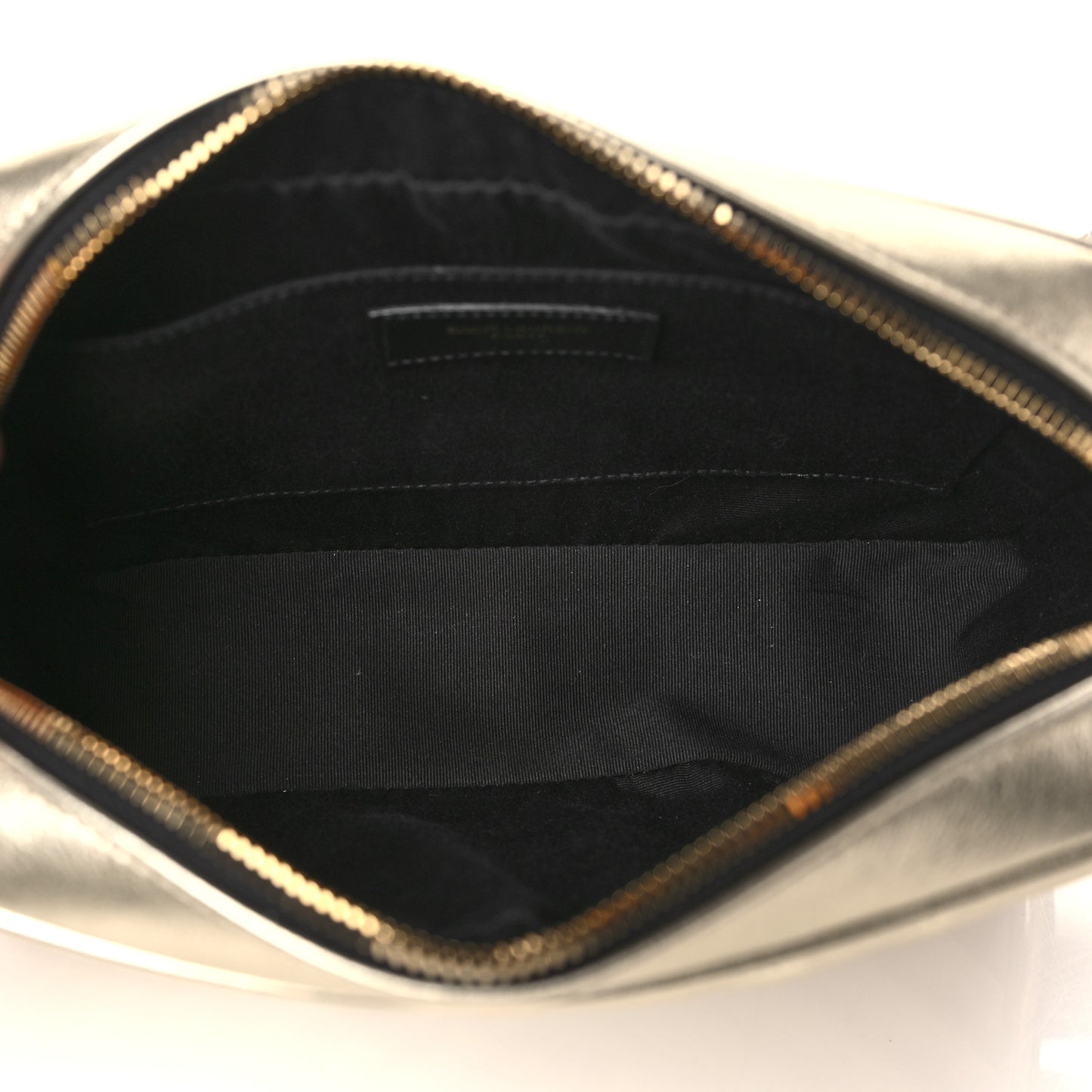 Metallic Calfskin Matelasse Monogram Lou Camera Bag Platino