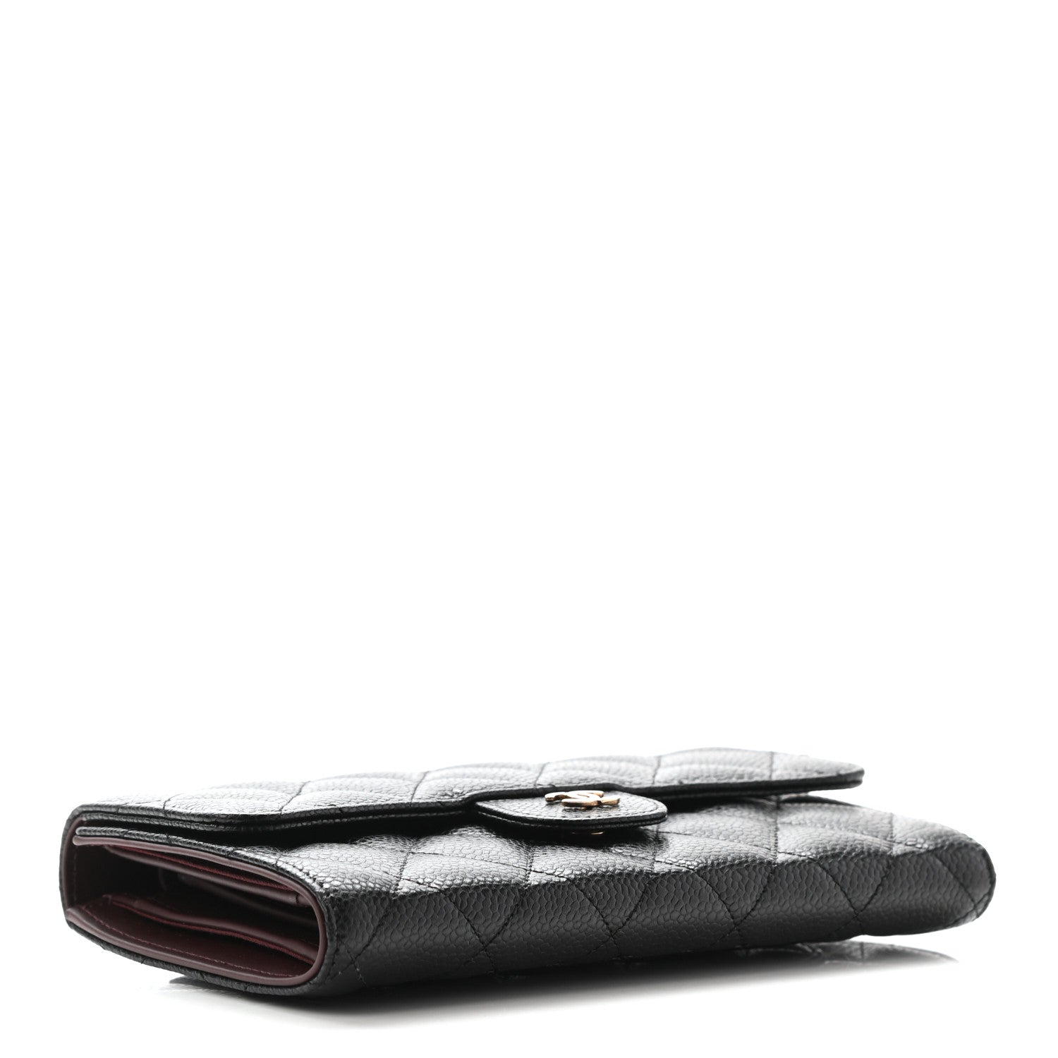 Chanel Caviar Quilted Large Flap Wallet Black 4 of 7
