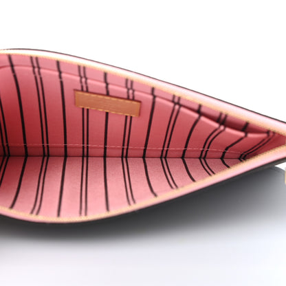 Louis Vuitton Monogram Neverfull MM GM Pochette Sugar Pink 5 of 7