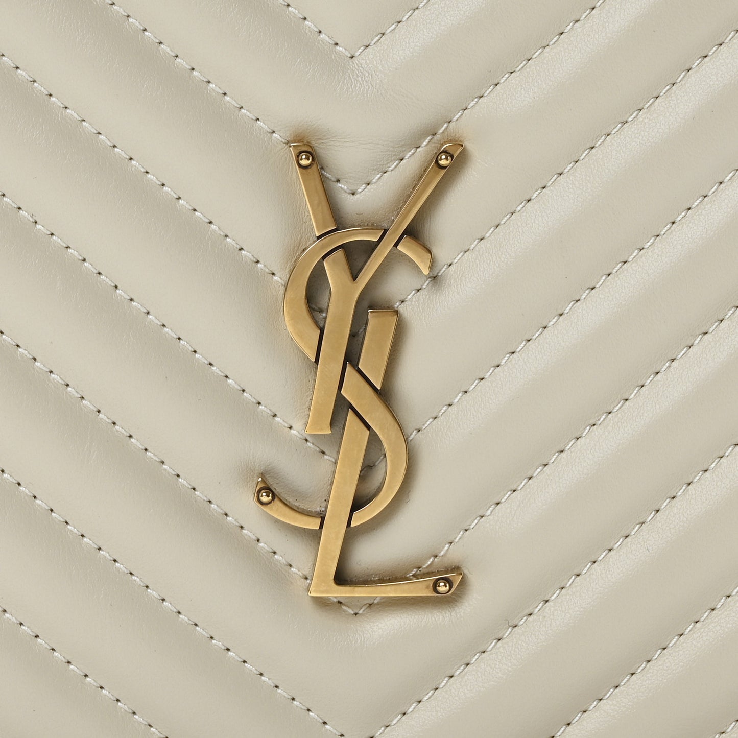 Calfskin Matelasse Monogram Lou Camera Bag Crema Soft