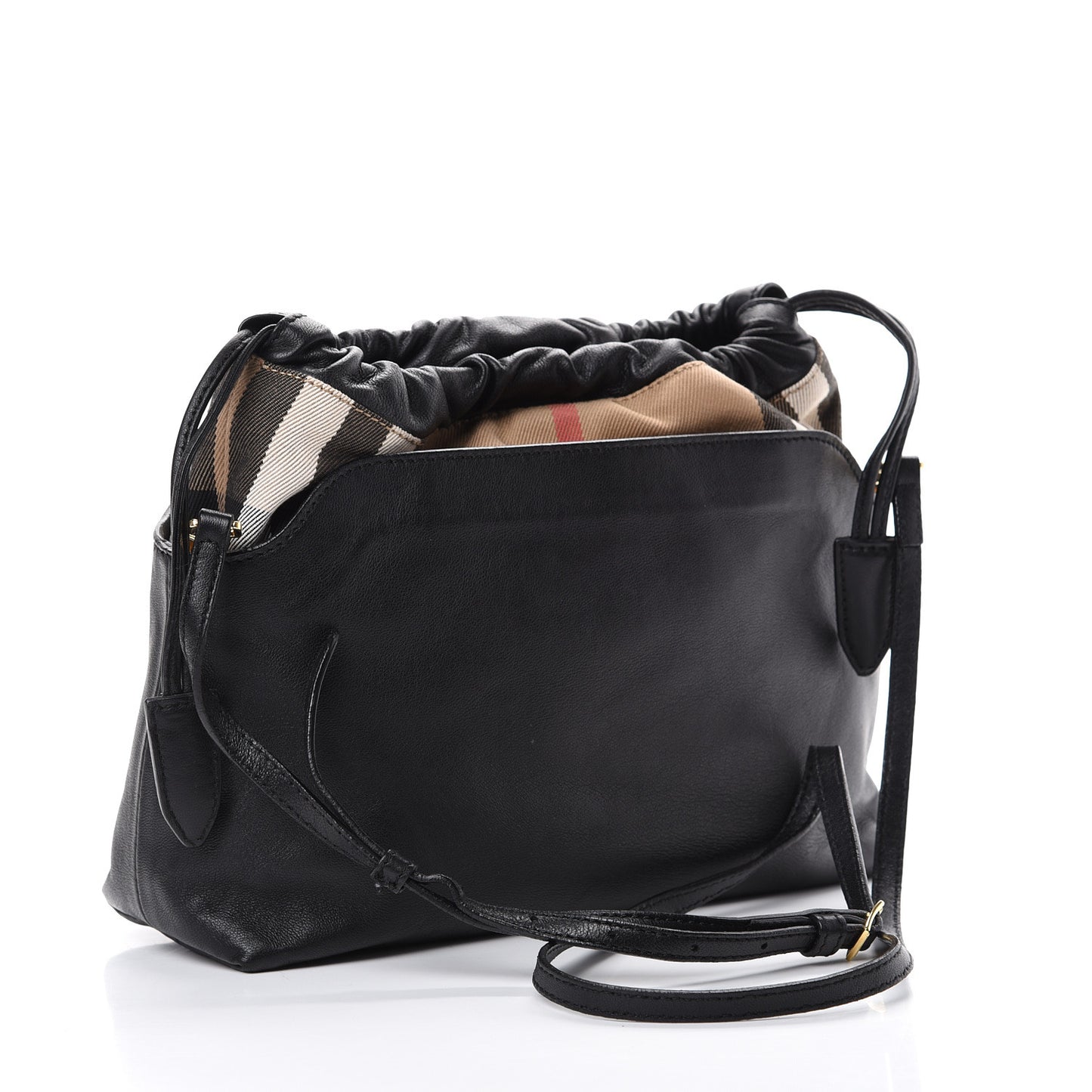 Calfskin House Check Little Crush Black