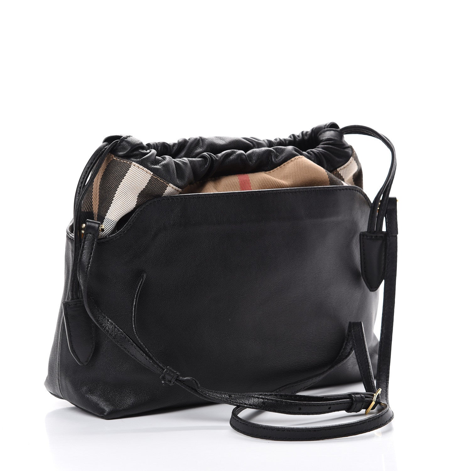 Burberry Calfskin House Check Little Crush Black 2 of 11