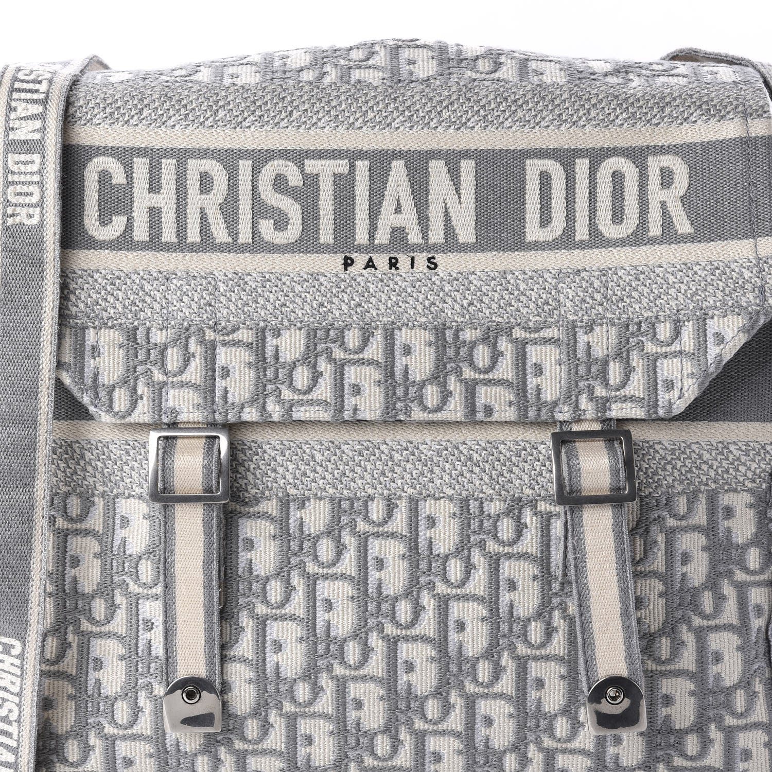 Christian Dior Oblique Medium Diorcamp Messenger Grey 10 of 11