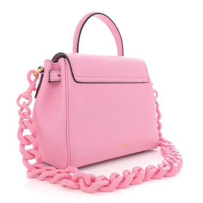 Versace Grained Calfskin Small La Medusa Top Handle Bag Pink 3 of 10