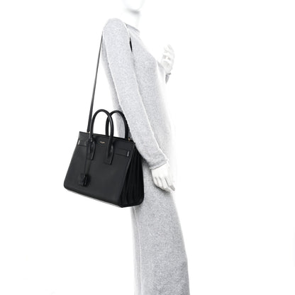 Saint Laurent Smooth Calfskin Small Sac De Jour Black 2 of 9