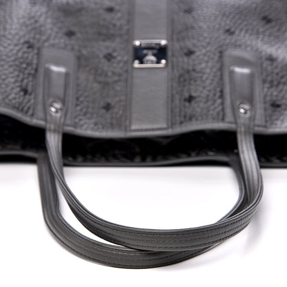 MCM Visetos Medium Liz Reversible Shopper Tote Phantom Grey 14 of 19