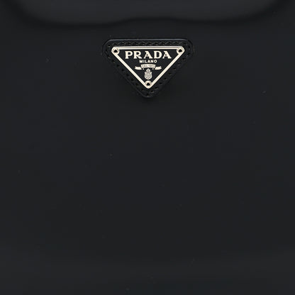 Prada Spazzolato Cleo Shoulder Bag Black 7 of 10