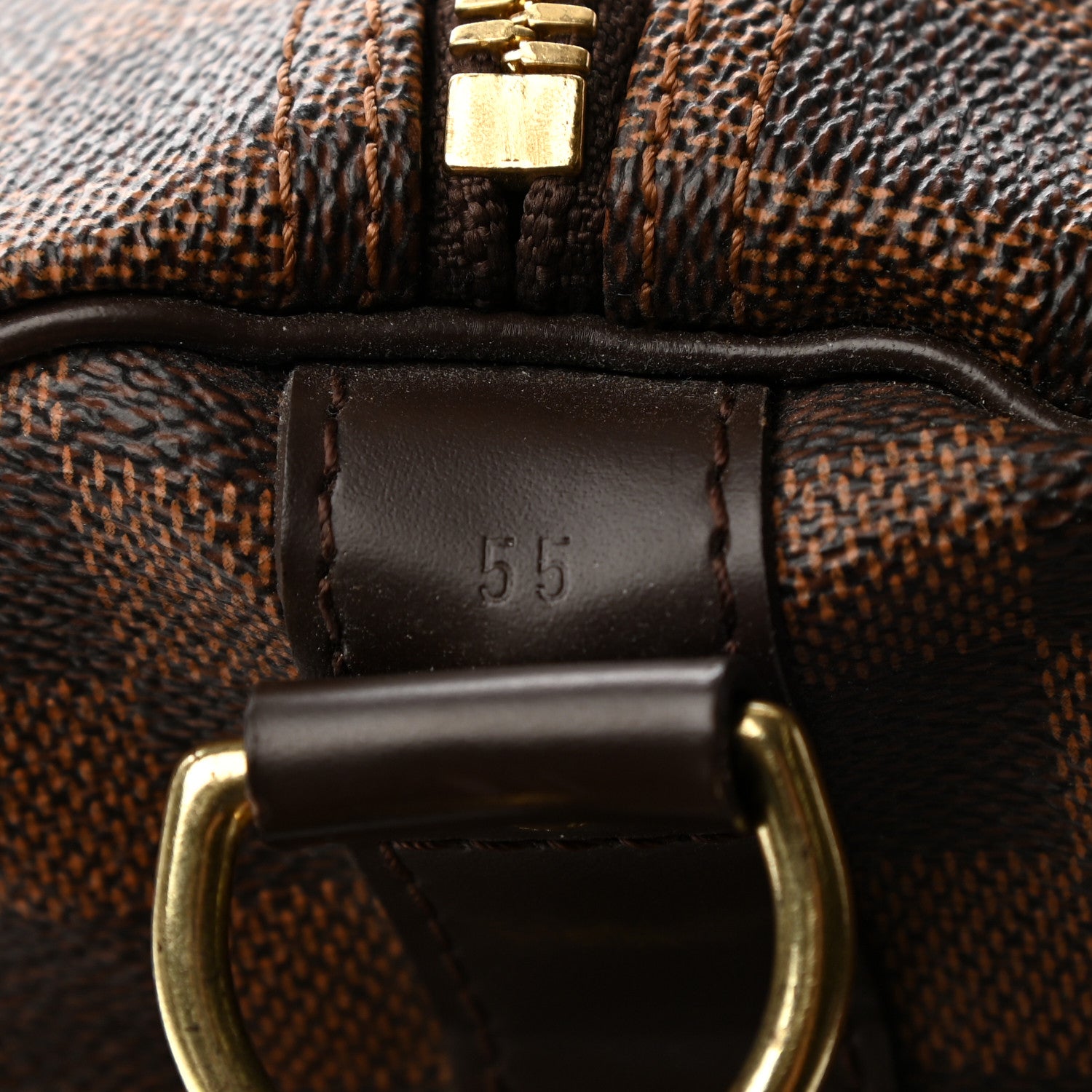 Louis Vuitton Damier Ebene Keepall Bandouliere 55 7 of 9