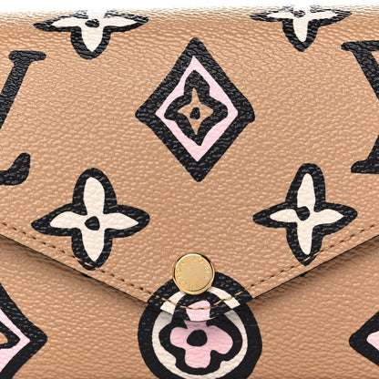 Louis Vuitton Monogram Wild At Heart Felicie Strap & Go Arizona Creme 3 of 11