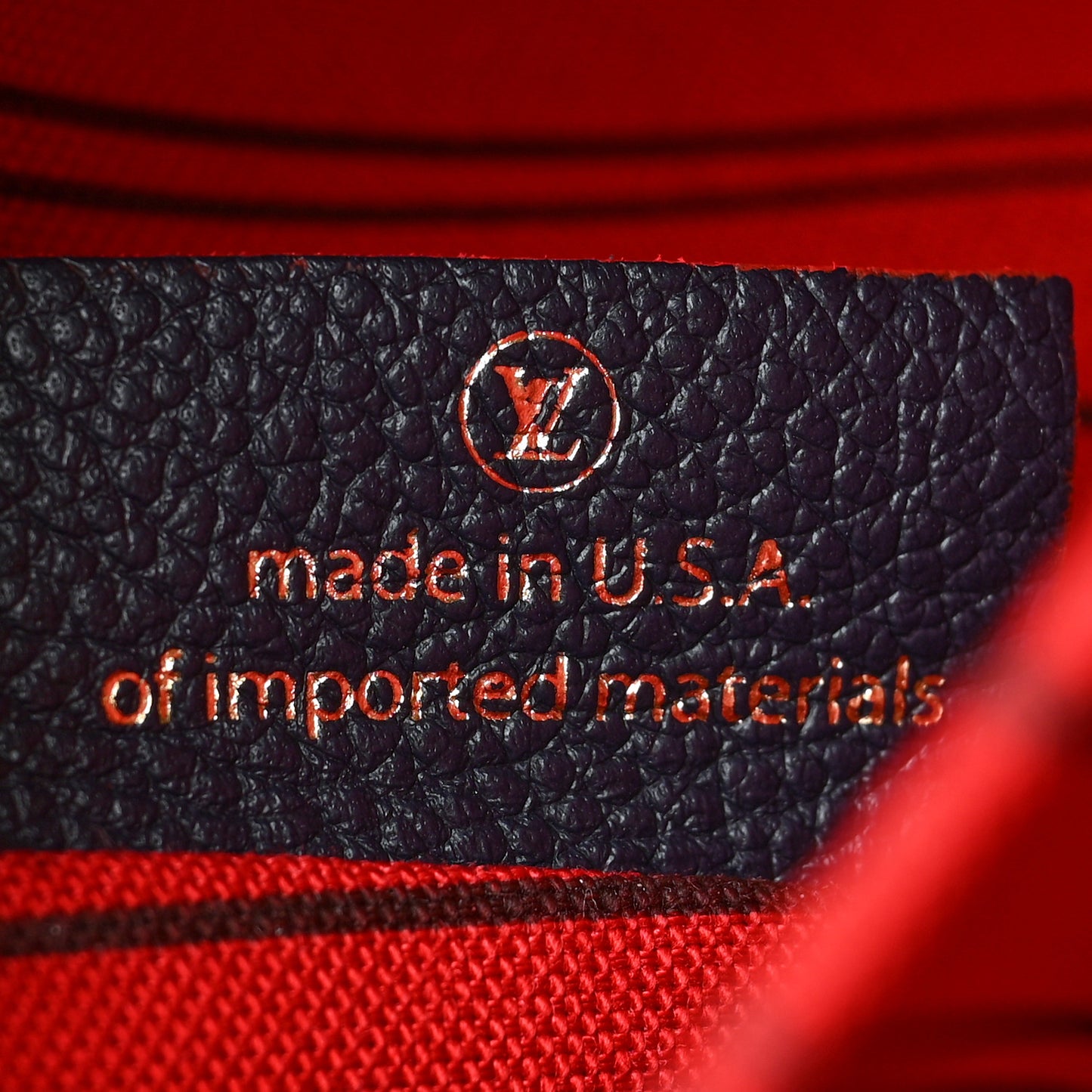 Empreinte Pochette Metis Marine Rouge