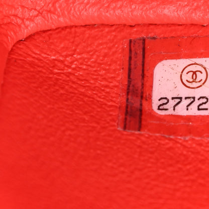 Chanel Lambskin Quilted Mini Rectangular Flap Red 7 of 16