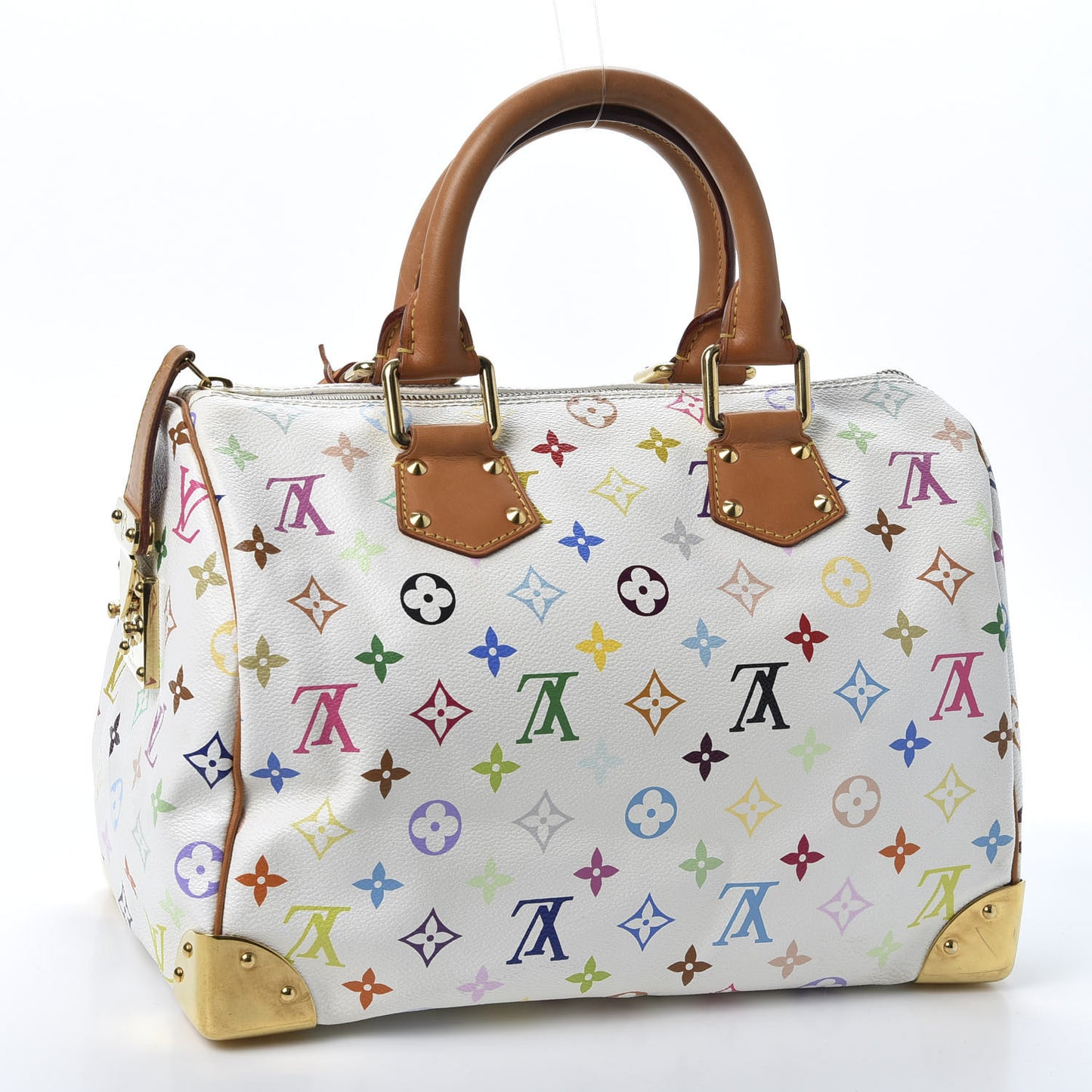 Monogram Multicolor Speedy 30 White