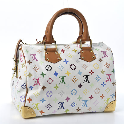 Louis Vuitton Monogram Multicolor Speedy 30 White 2 of 8