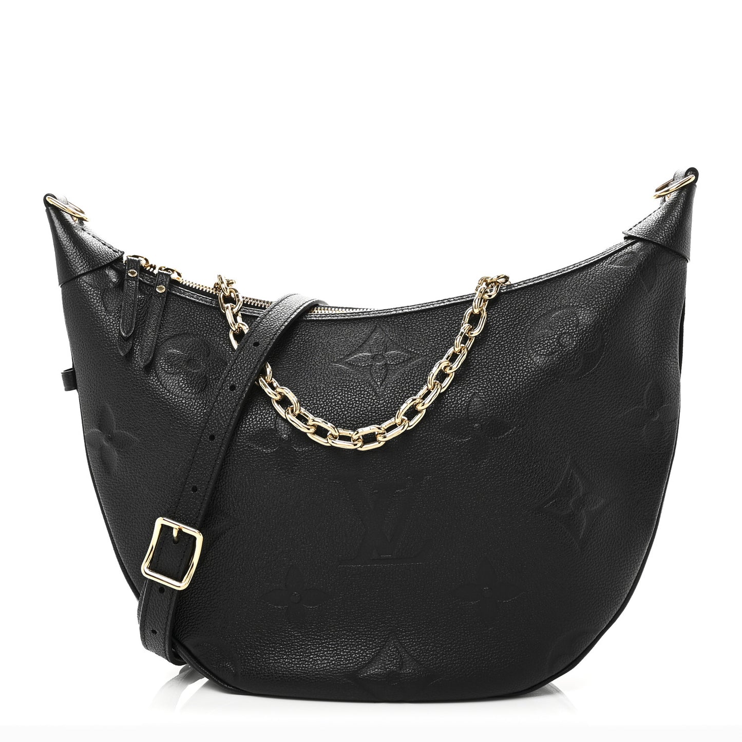 Empreinte Monogram Giant Loop Hobo Black