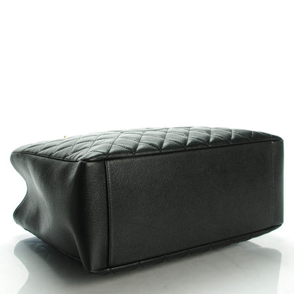 Chanel Caviar Quilted Grand Shopping Tote GST Black 4 of 8