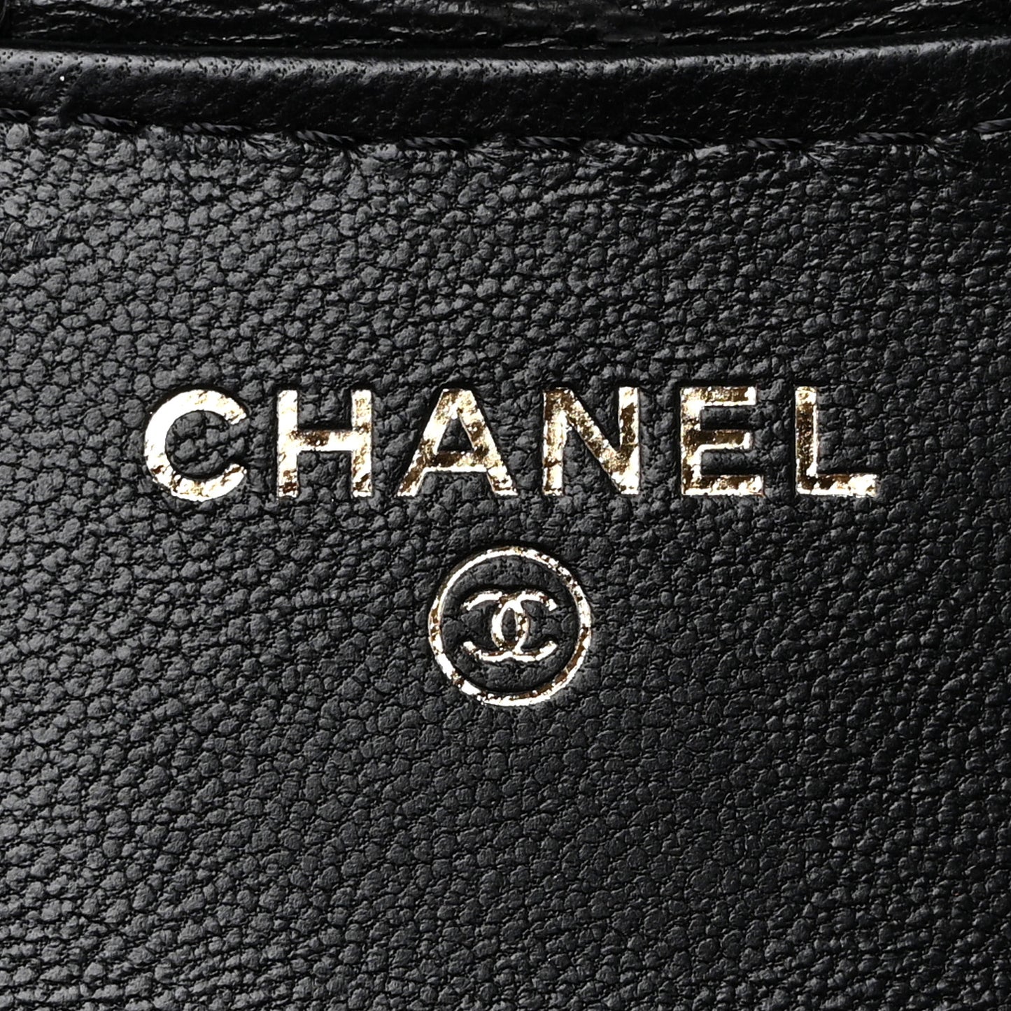 Lambskin Quilted Compact Flap Wallet Black