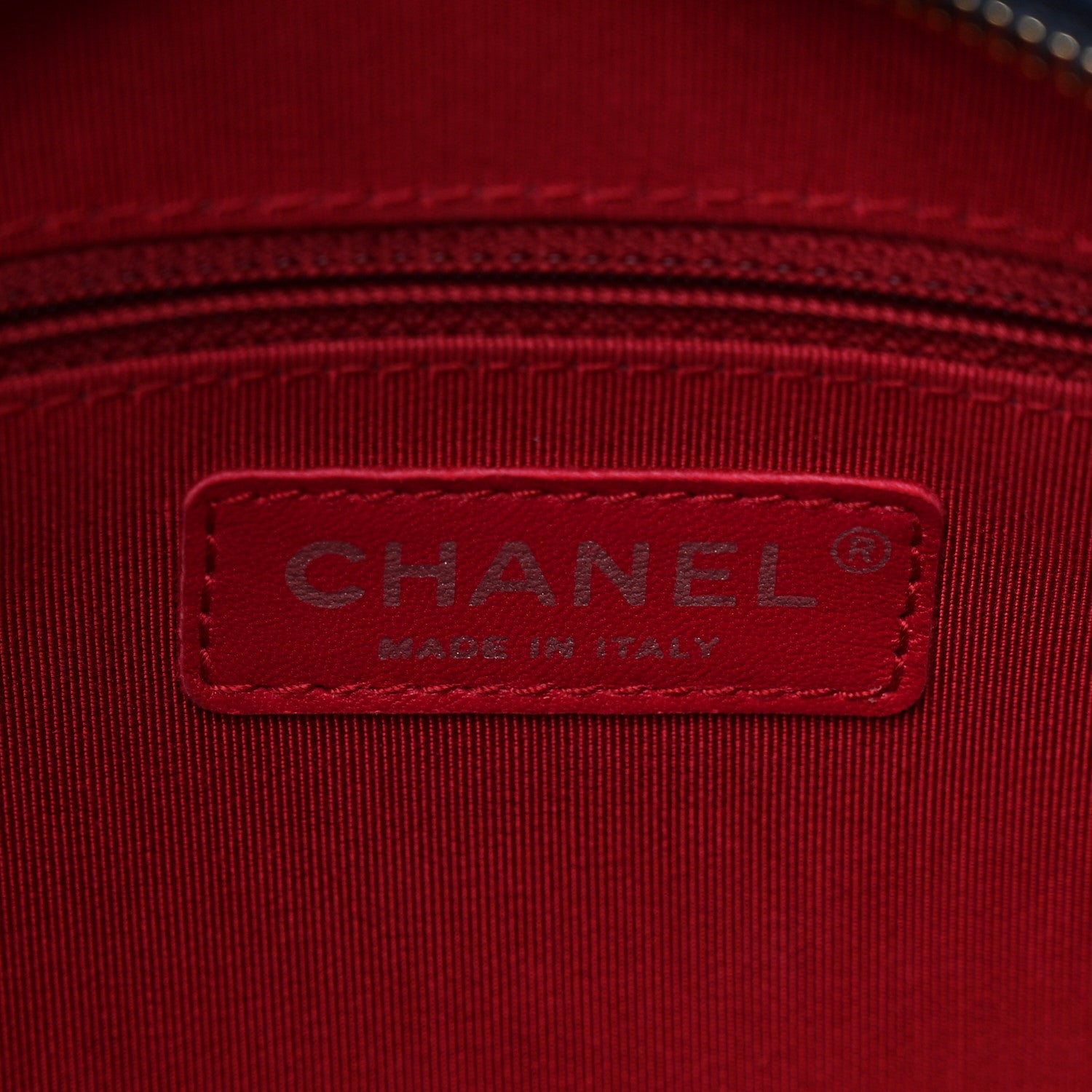 Chanel Aged Calfskin Quilted Large Gabrielle Shopping Tote Navy Black 6 of 10