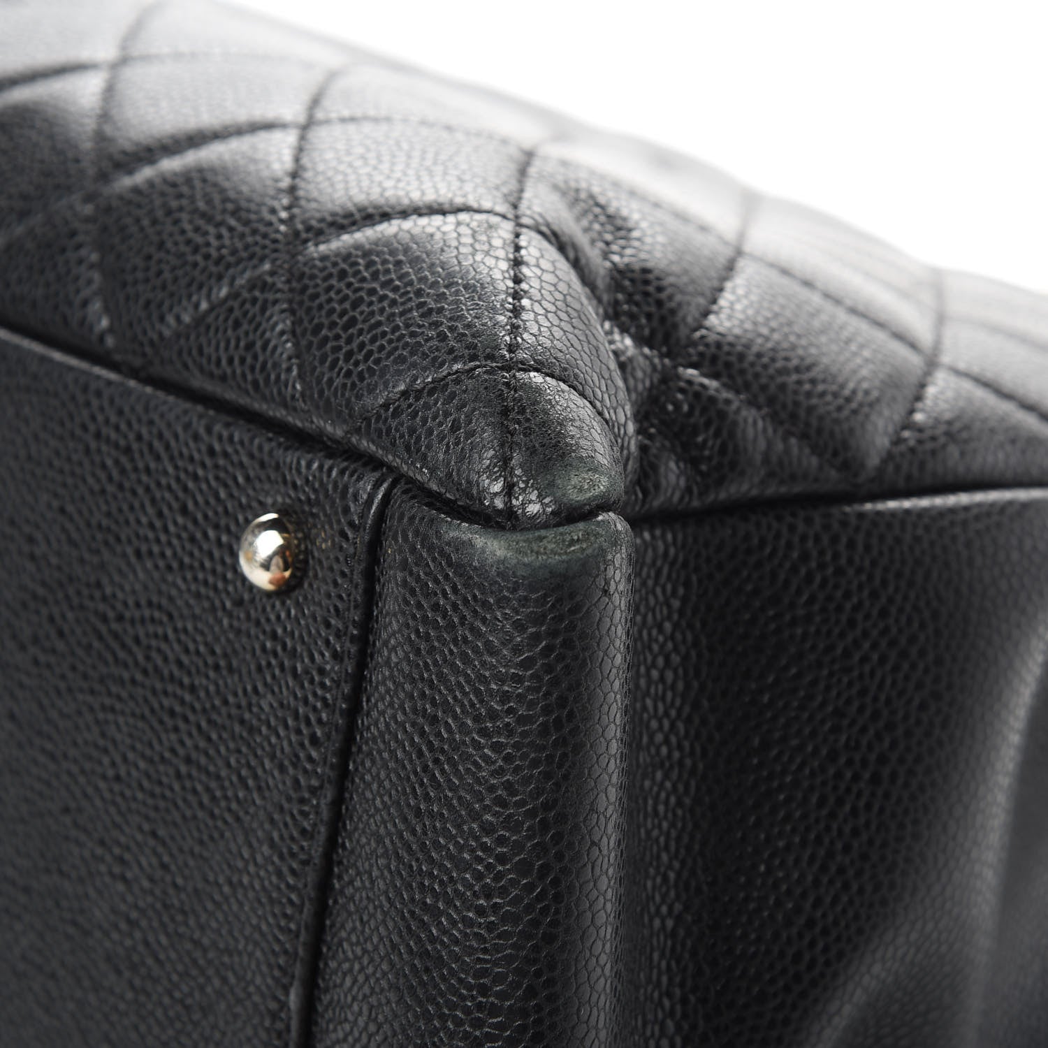 Chanel Caviar Quilted XL Grand Shopping Tote GST Black 10 of 21