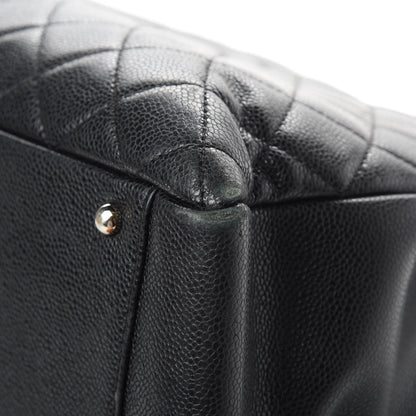 Chanel Caviar Quilted XL Grand Shopping Tote GST Black 10 of 21