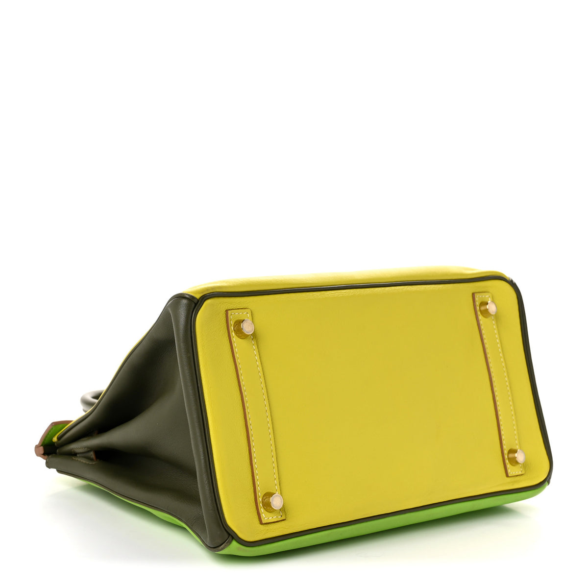 Swift Horseshoe Birkin 30 Lime Vert Olive Granny