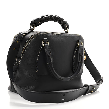 Chloe Calfskin Medium Daria Sepia Full Blue 3 of 10