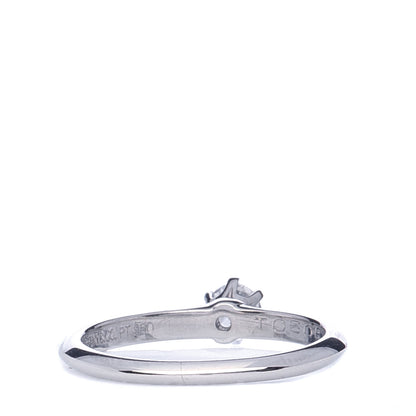 Tiffany Platinum Diamond .20ct Solitaire Engagement Ring 50 5.25 3 of 6