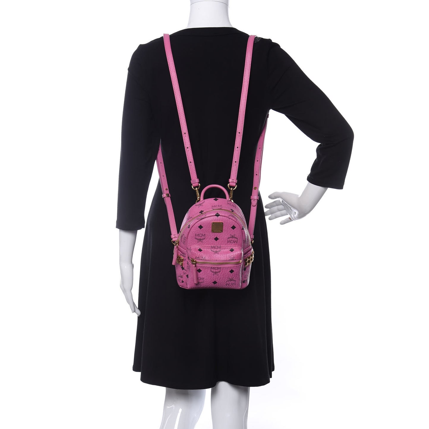 Visetos Side Stud X-Mini Stark Bebe Boo Backpack Pink