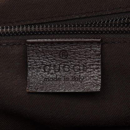 Gucci GG Plus Monogram Large Flap Messenger Bag Beige Dark Brown 5 of 10