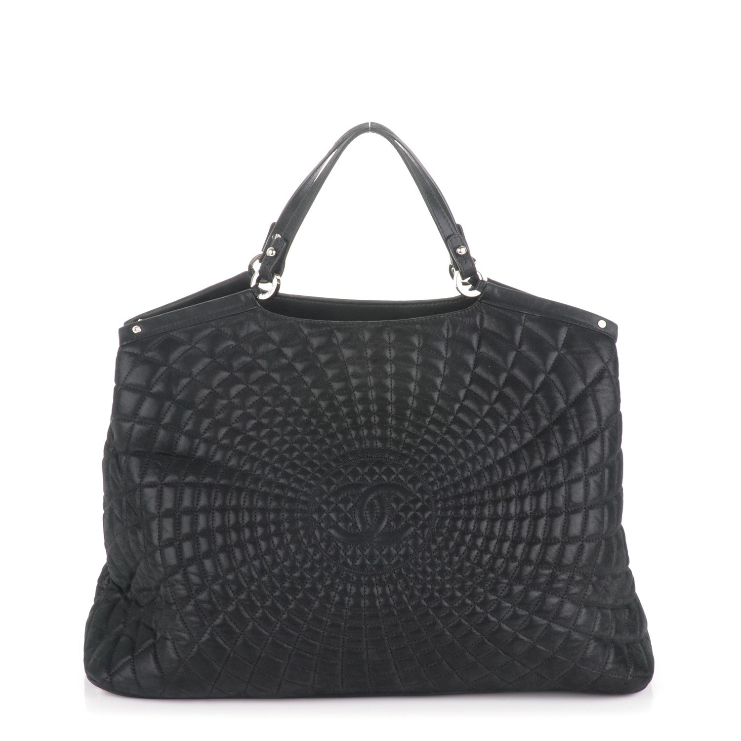 Chanel Iridescent Calfskin Large Sea Hit Tote Black 1 of 7