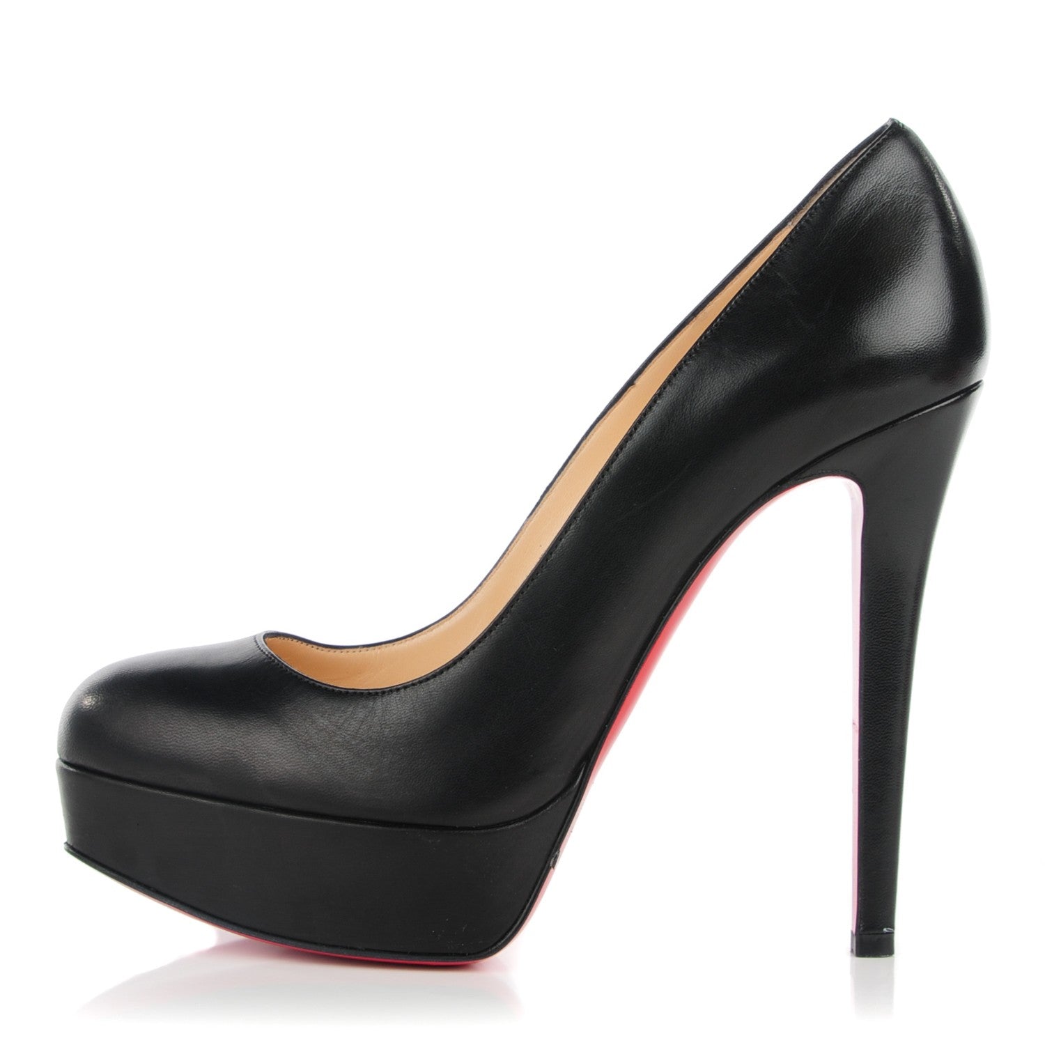 Christian Louboutin Nappa Bianca 140 Pumps 38.5 Black 1 of 7